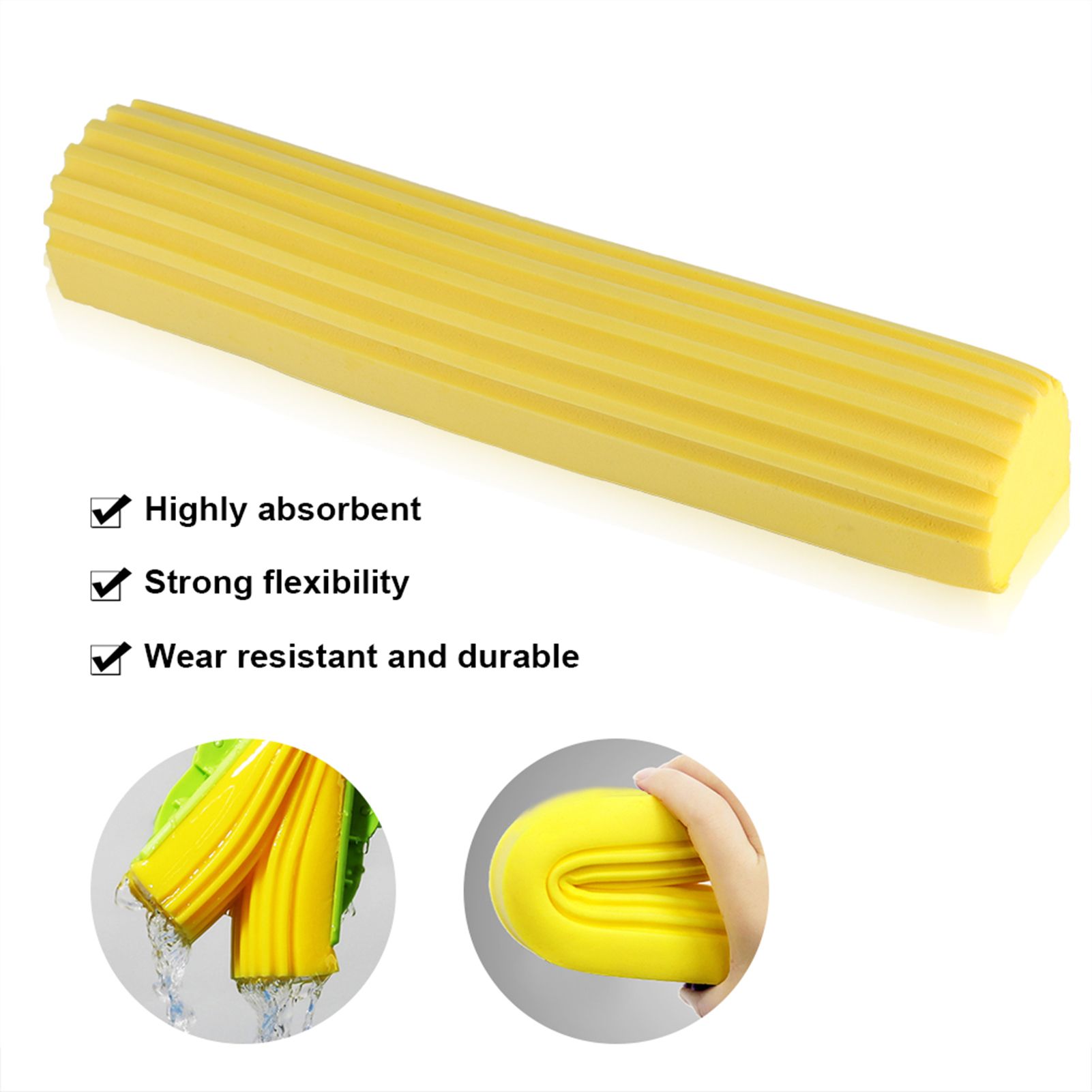 PVA Sponge Mop Head with Super Absorbent Capacity Home Floor Cleaning Wash Tool view 11