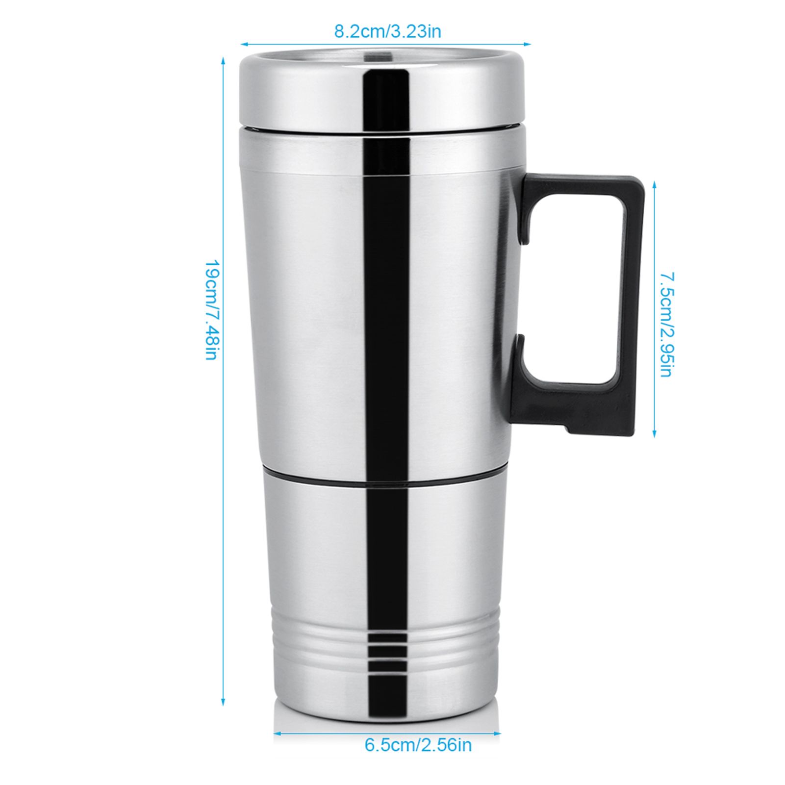 12V/24V 300ml Car Electric Coffee Tea Water Mug Vehicle Heating Drinking Cup view 6
