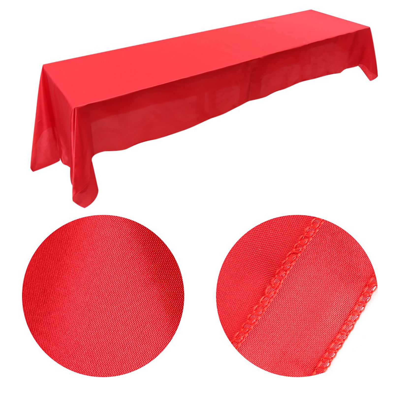145x320cm Rectangle Tablecloth Table Cover Stain resistant Banquet Wedding view 8