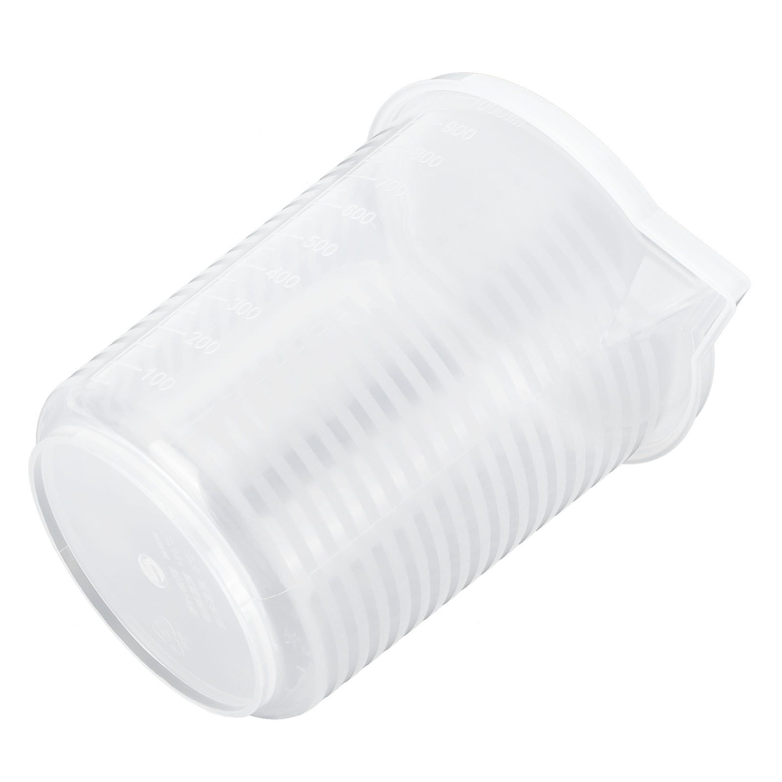 500ml/1000ml Clear Plastic Measuring Cups with Lid Kitchen Cooking Baking view 7