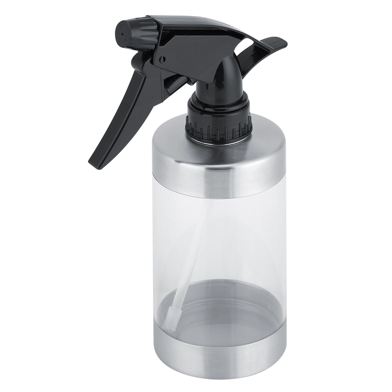 Stainless Steel&Acrylic Transparent Water Spray Bottle Trigger Sprinkle Plant view 3