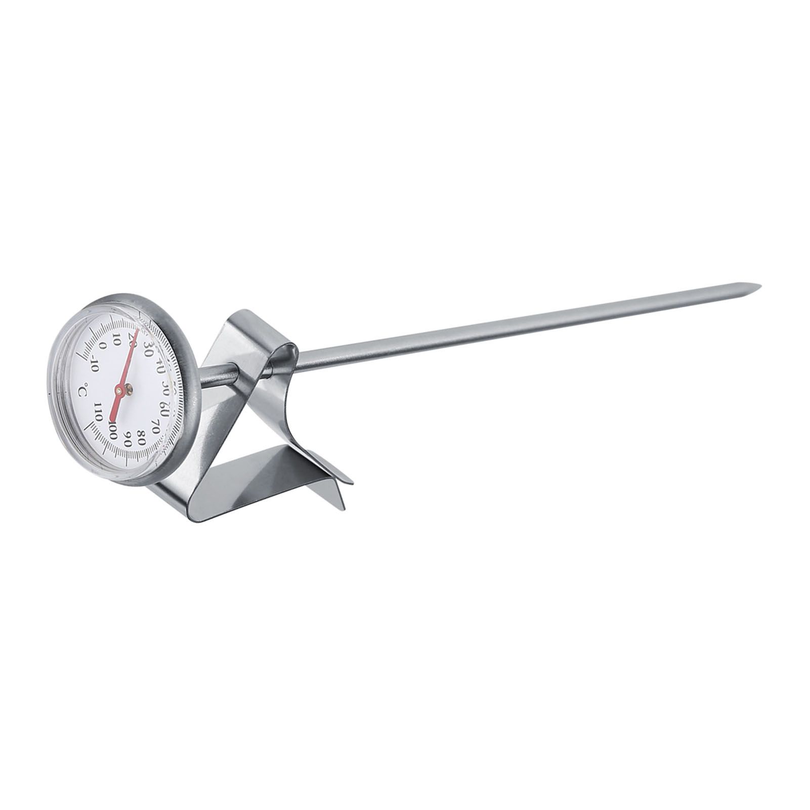 Stainless Steel Milk Thermometer -10~110℃ Easy to Clean Coffee Frothing view 2