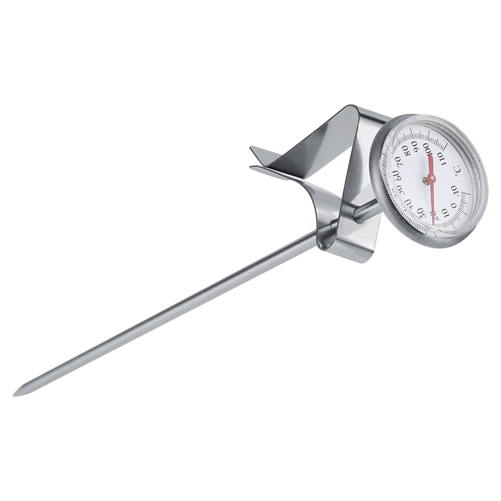 Stainless Steel Milk Thermometer -10~110℃ Easy to Clean Coffee Frothing view 5