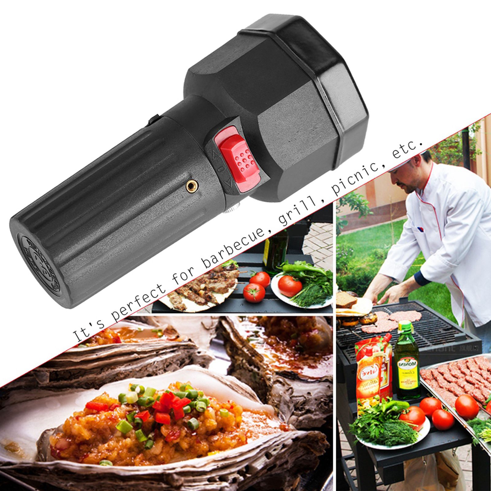 5V Solid Construction Barbecue Grill Rotator Motor BBQ Holder Roast Bracket view 6