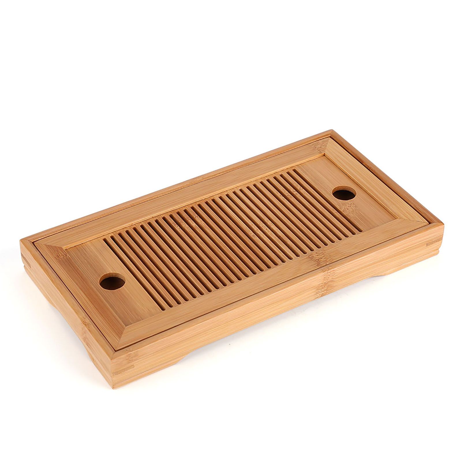 Bamboo Tea Tray Chinese Gongfu Tea Mini Serving Table for Teahouse Home Office view 2