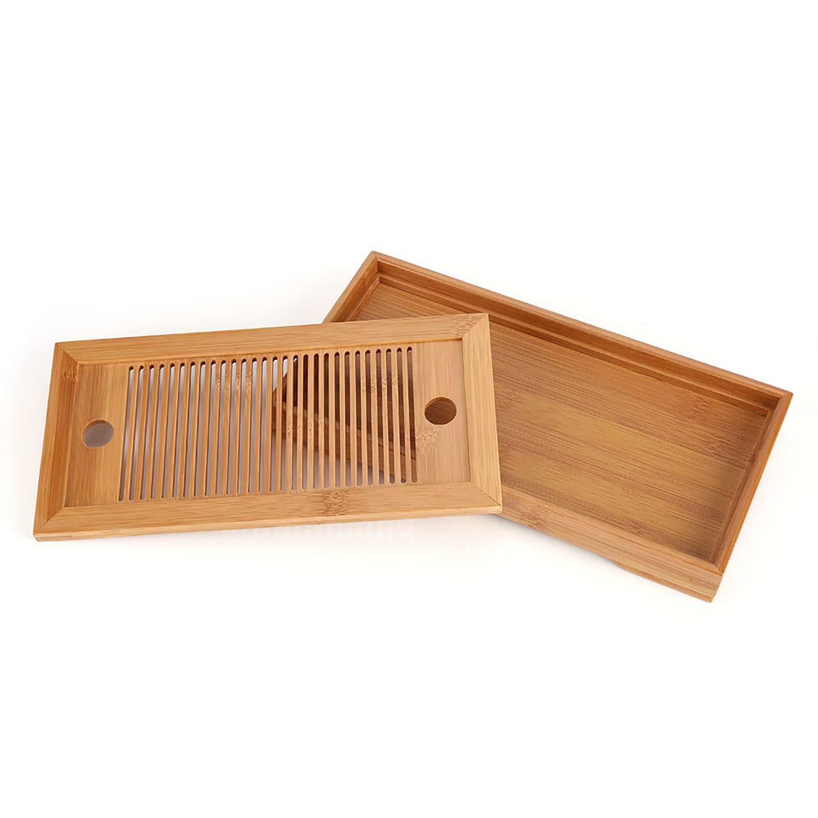 Bamboo Tea Tray Chinese Gongfu Tea Mini Serving Table for Teahouse Home Office view 4