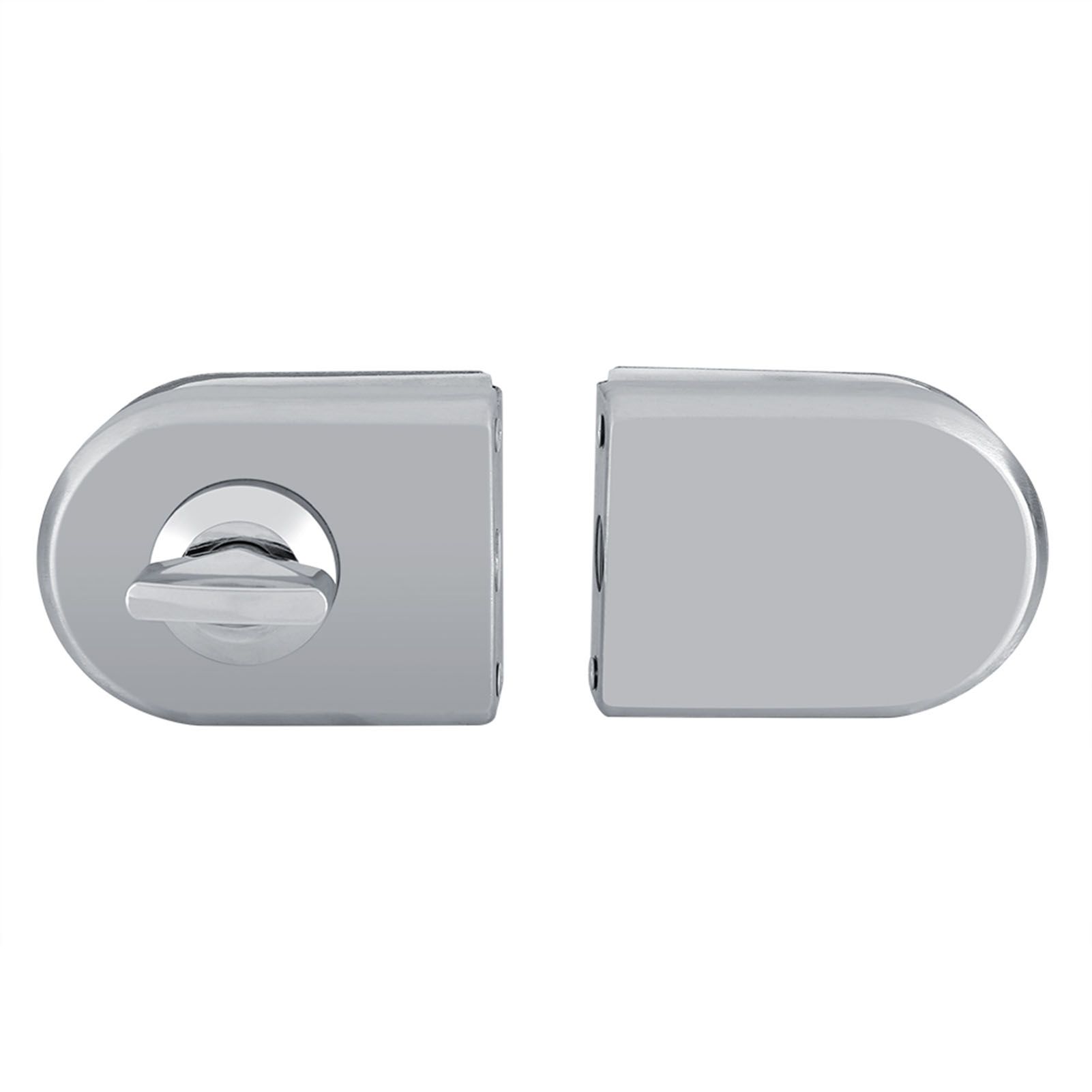 Stainless Steel 10~12mm Glass Door Lock Rotary Knob Open/Close Home Hotel view 8