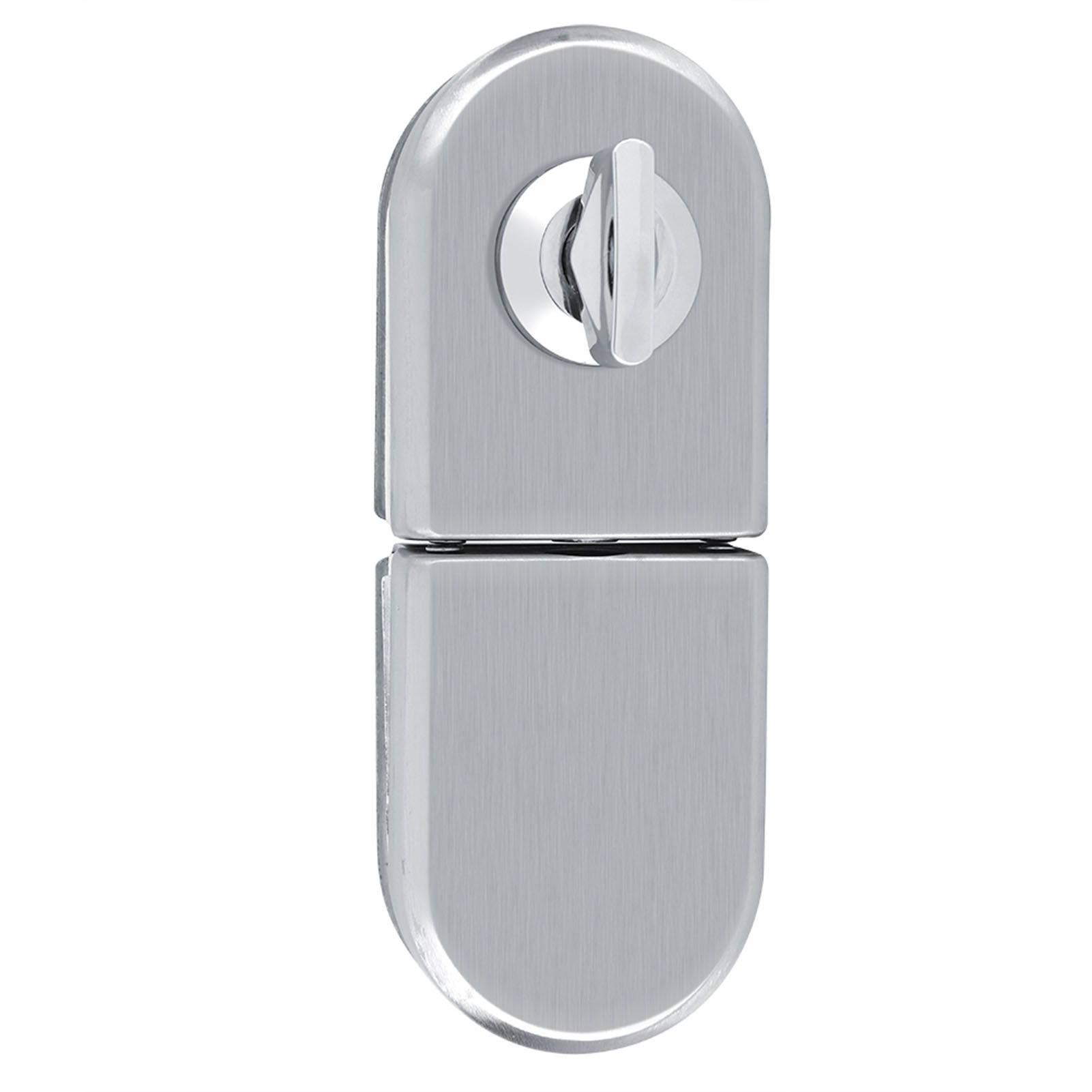 Stainless Steel 10~12mm Glass Door Lock Rotary Knob Open/Close Home Hotel view 9