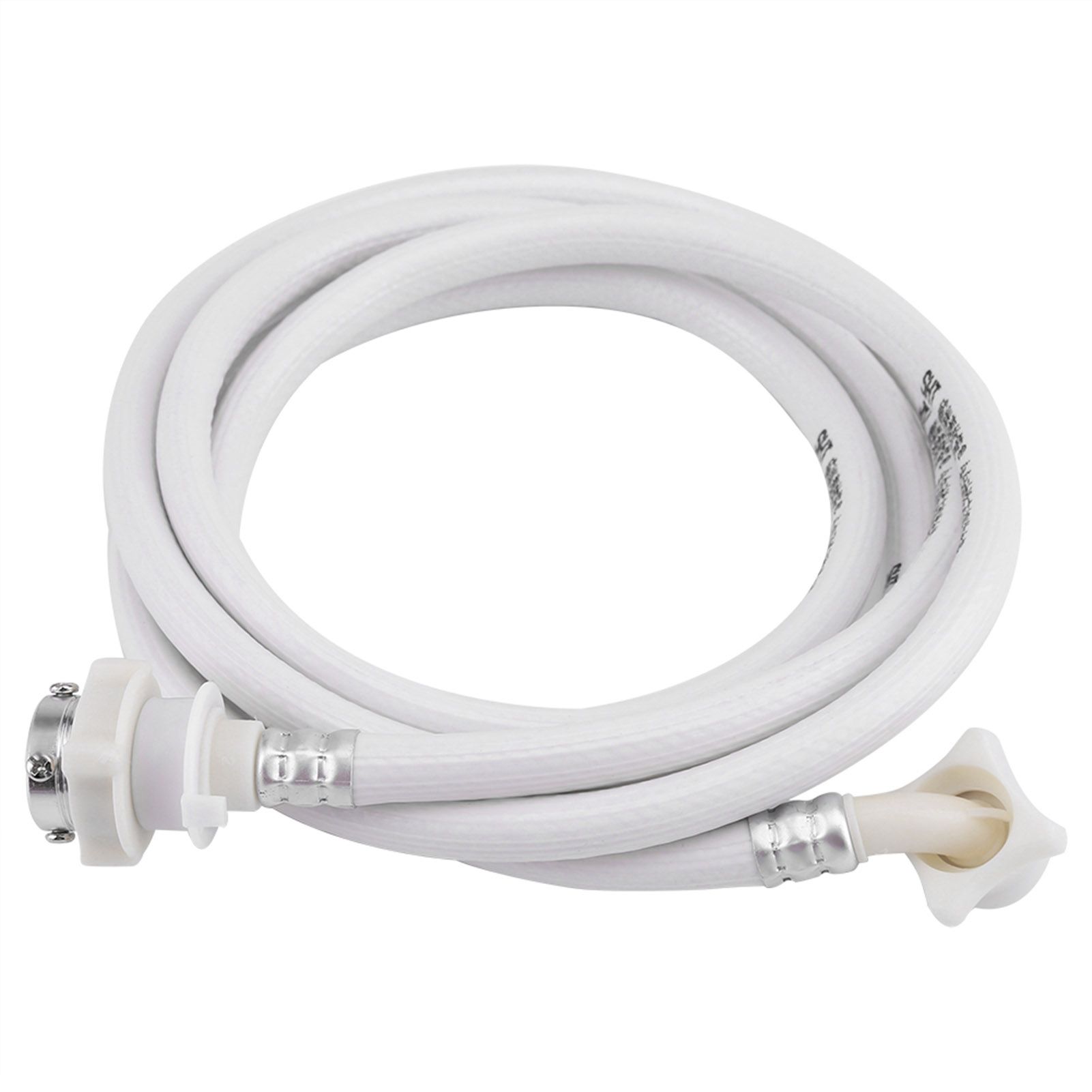 Washing Machine Water Inlet Hose Washer Pipe Tube Connector White Color Long — image 1