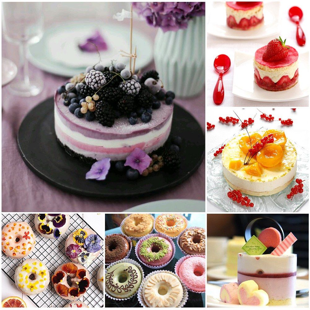 12 Pcs Stainless steel Round Cookie Biscuit Cutter Baking Metal Ring Molds for view 7