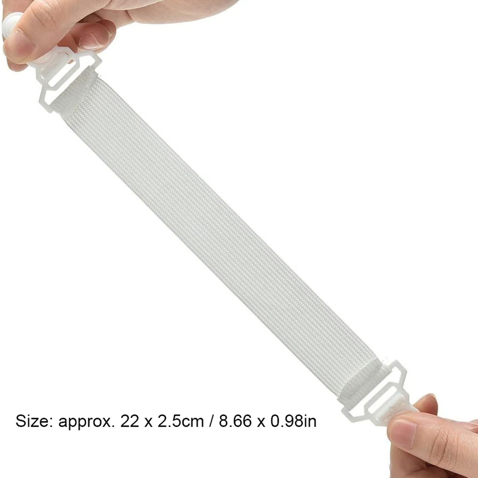 4pcs Household Bed Sheet Mattress Fasteners Strong Elastic Strap Clips Holders view 4