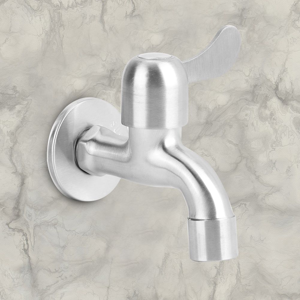304 Stainless Steel Single Lever Faucet Tap for Laundry Washing Machine Home view 2