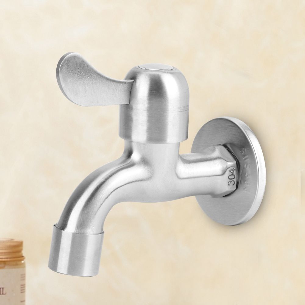 304 Stainless Steel Single Lever Faucet Tap for Laundry Washing Machine Home view 3