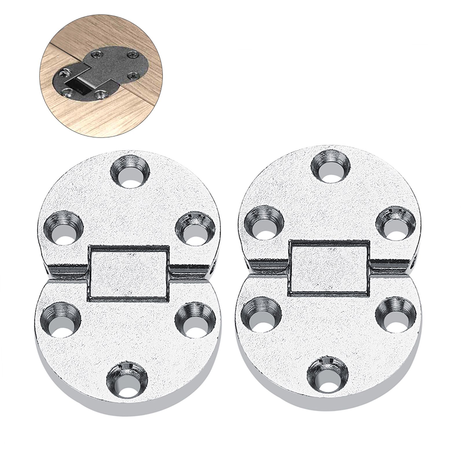 2Pcs Zinc Alloy Self Supporting Folding Table Hinges Home Flap Tables view 11