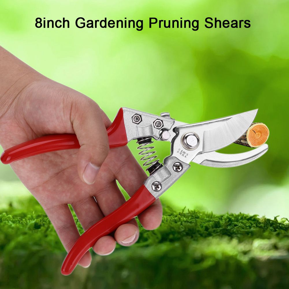 1Pc 8inch Fruit Tree Bonsai Gardening Pruning Shears Pruners Scissors Grafting view 2