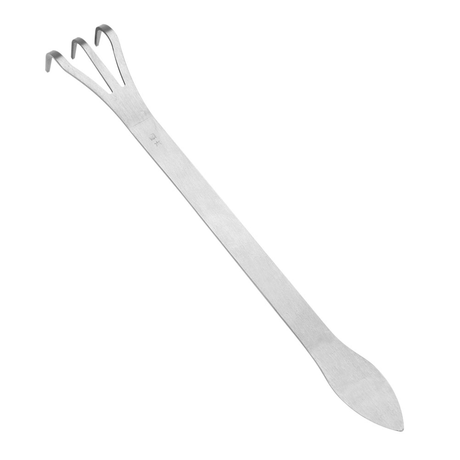 Stainless Steel Root Rake 3-Prong Loosen Soil Bonsai Tree Tools with Ergonomic view 2
