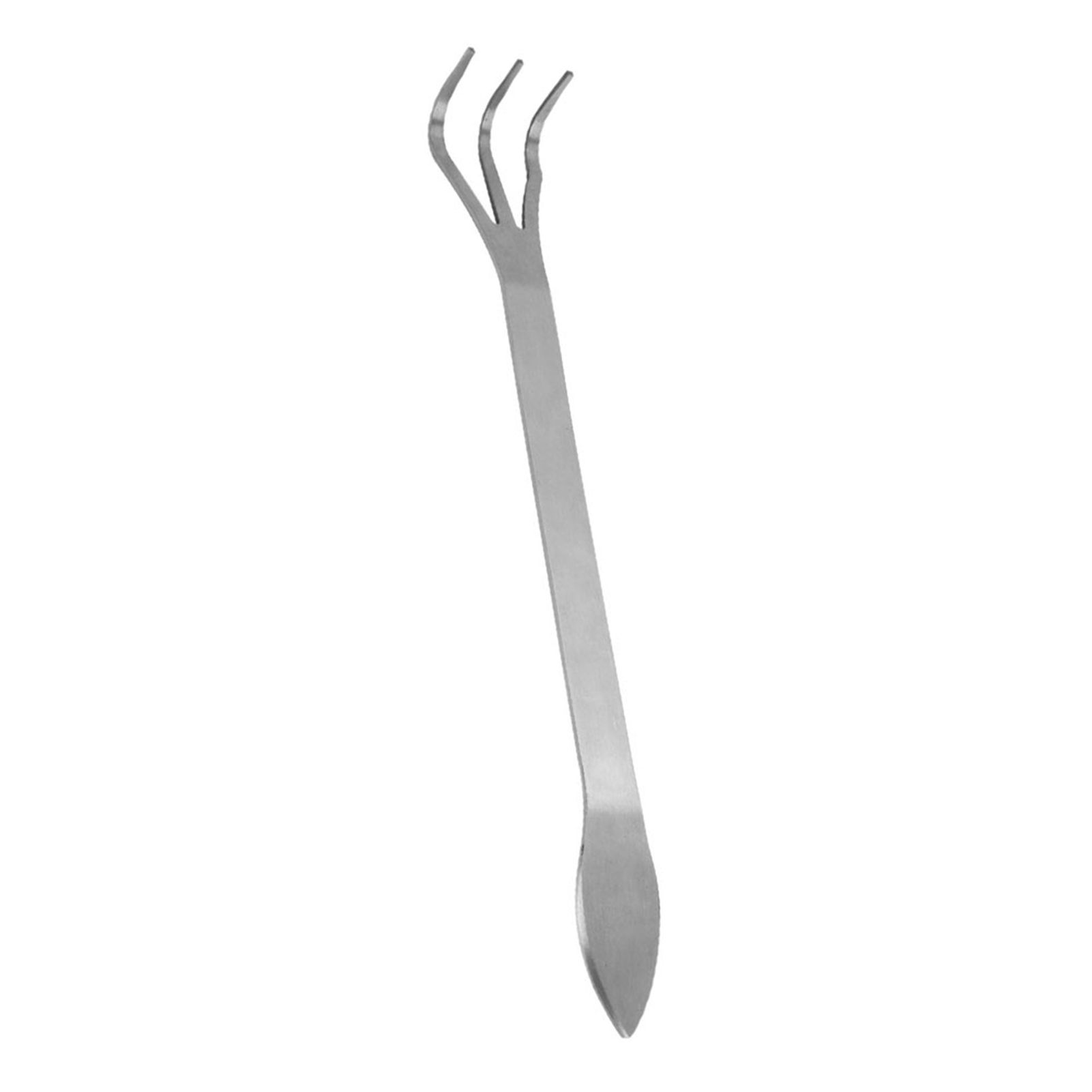 Stainless Steel Root Rake 3-Prong Loosen Soil Bonsai Tree Tools with Ergonomic view 7