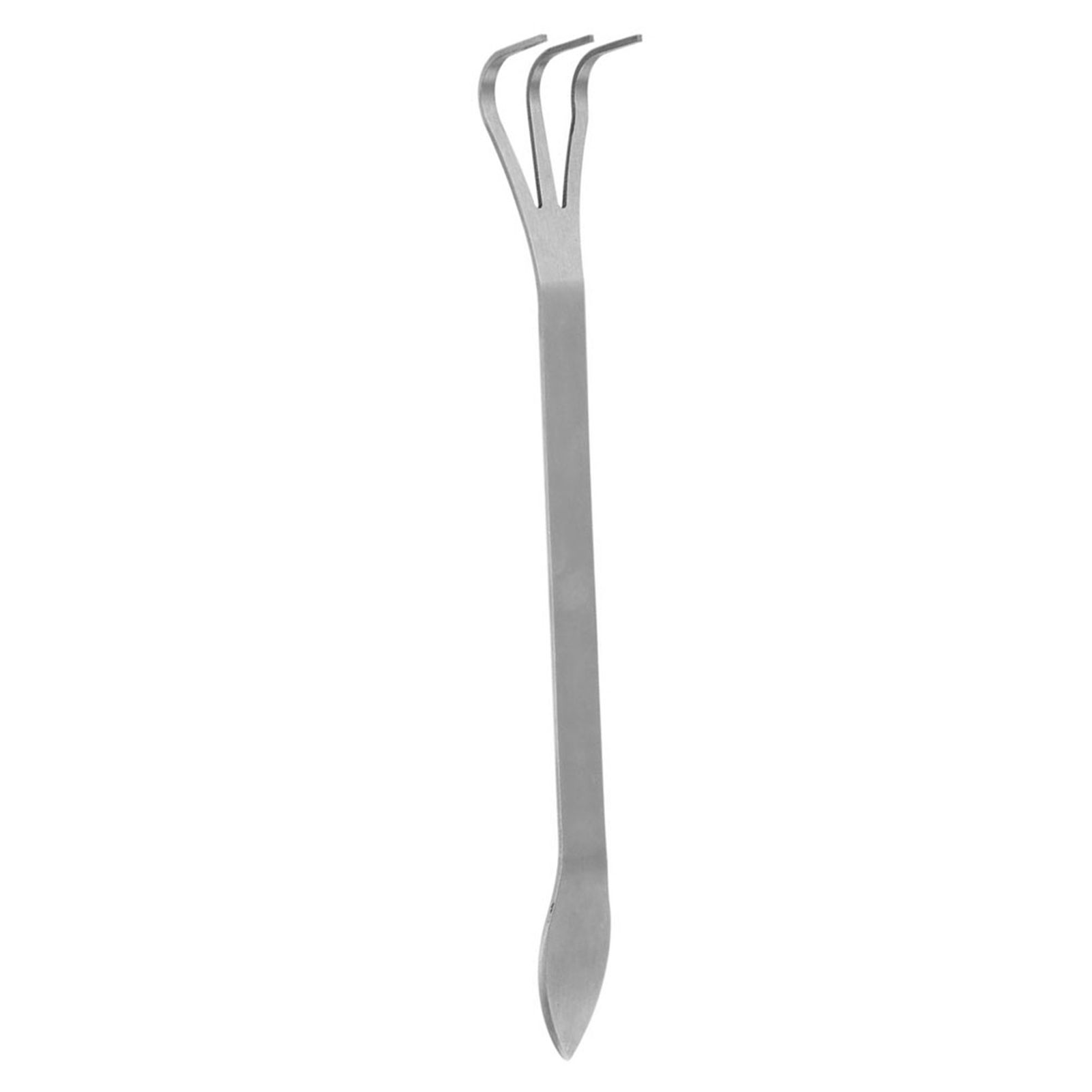 Stainless Steel Root Rake 3-Prong Loosen Soil Bonsai Tree Tools with Ergonomic view 12