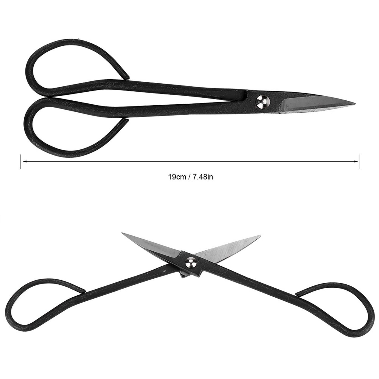 190mm Stainless Steel Garden Bonsai Scissors Shear Root Branch Trimming view 5
