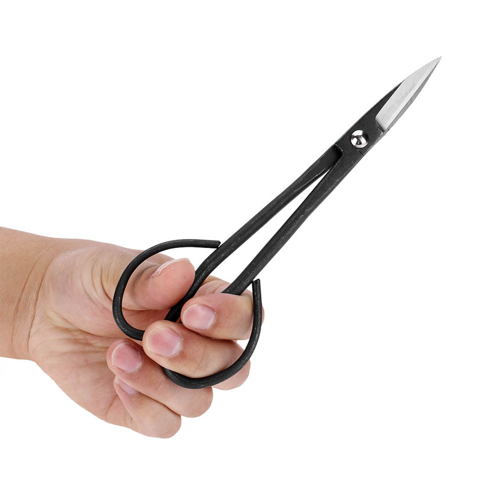190mm Stainless Steel Garden Bonsai Scissors Shear Root Branch Trimming view 9