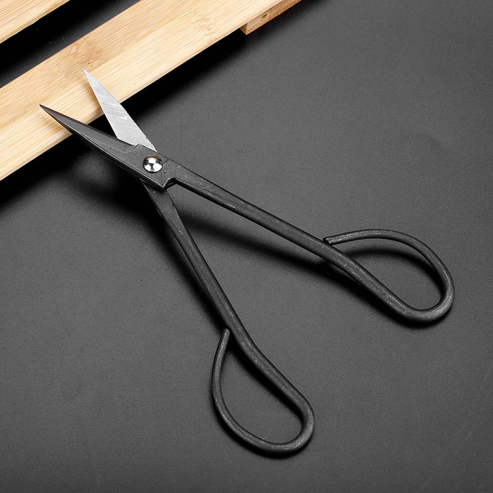 190mm Stainless Steel Garden Bonsai Scissors Shear Root Branch Trimming view 12