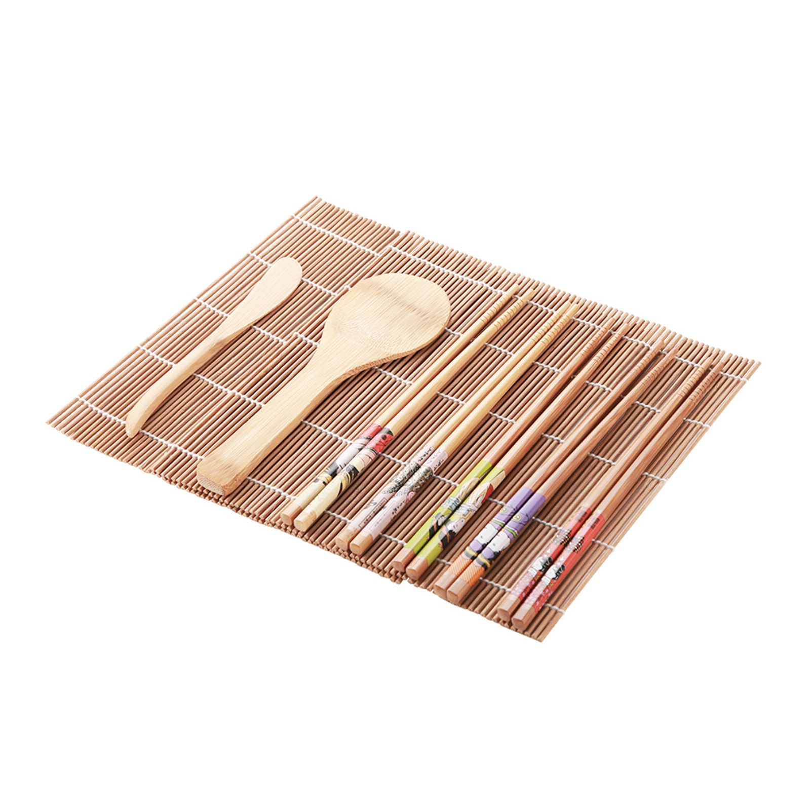 13Pcs/set Bamboo Sushi Making Kit Family Office Party Homemade Sushi Gadget view 6