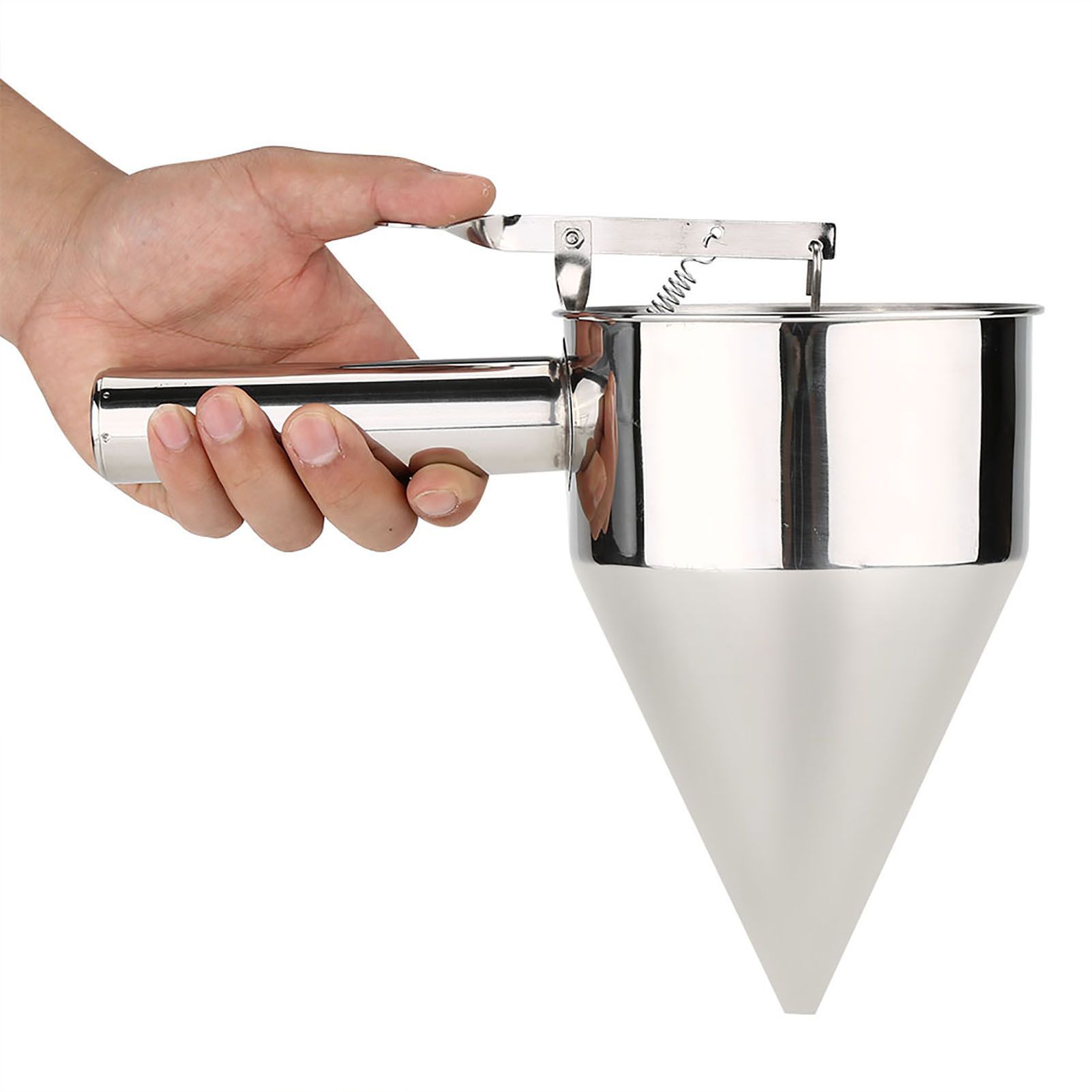 Stainless Steel Baking Funnel Cake Desserts Cooking Tools with Rack for Home view 10