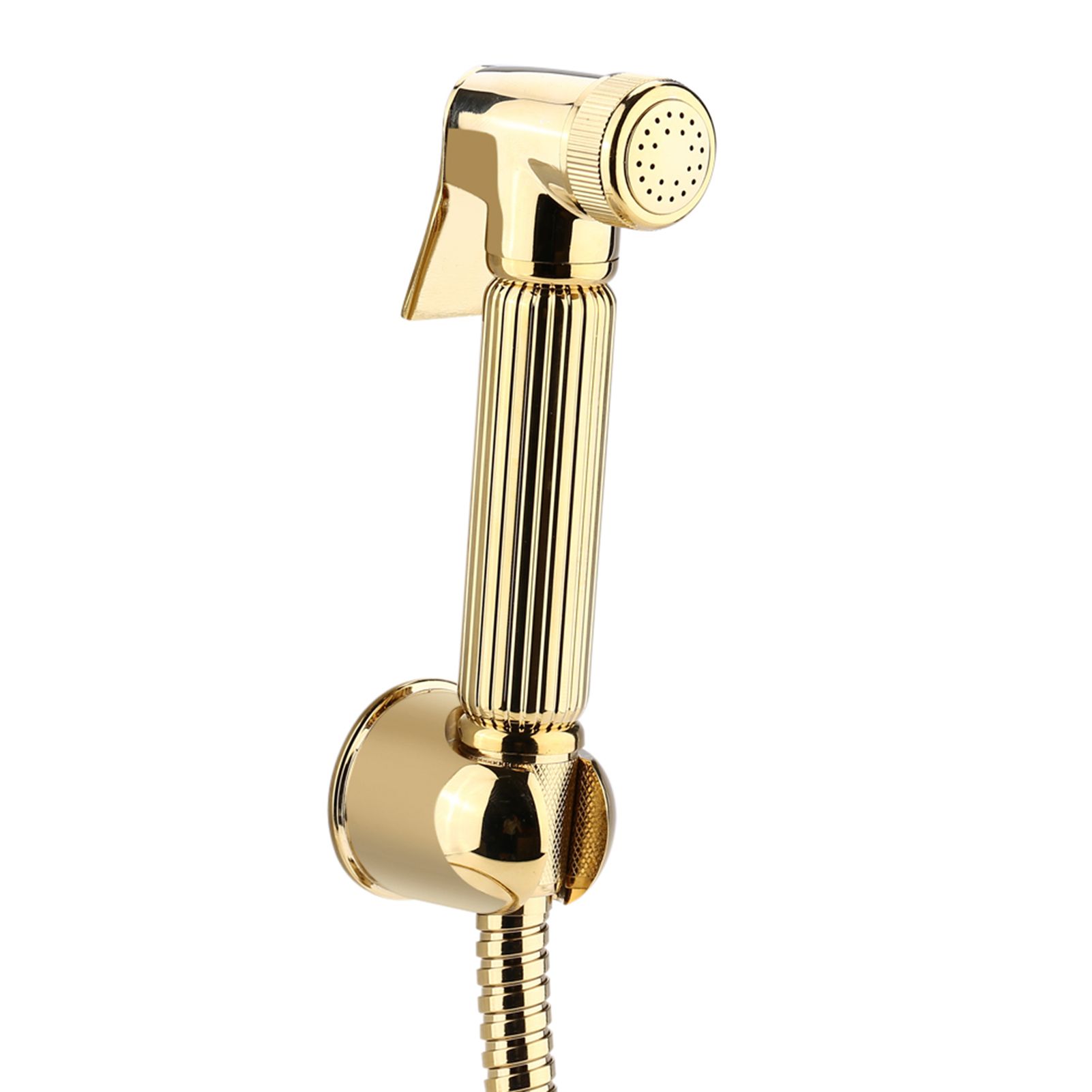 Solid Brass Wall Mount Shower Toilet Bathroom Handheld Bidet Diaper Spray view 5