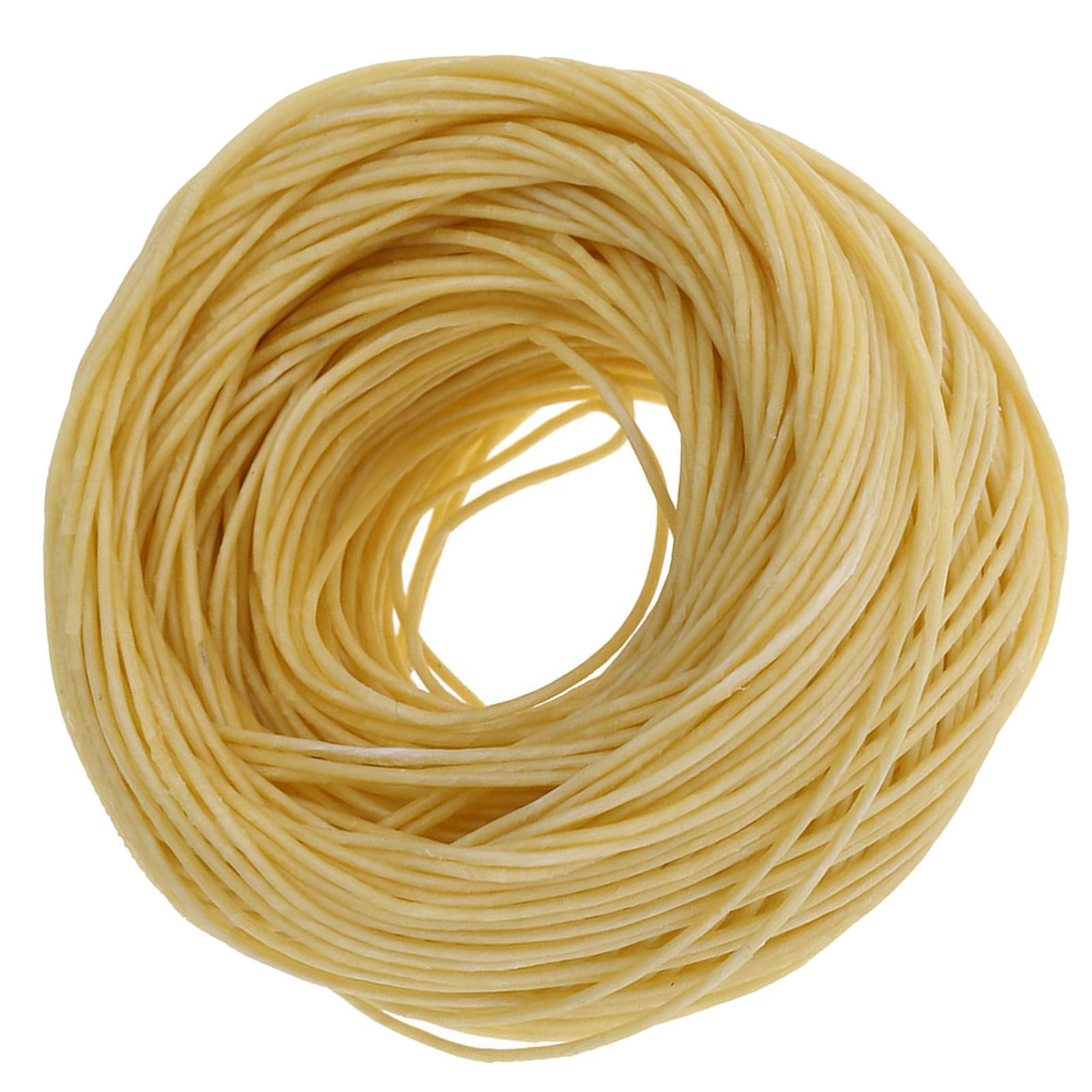 61m Organic Hemp Candle Wick Core with Pure Bee wax for DIY Oil Lamp Light view 2