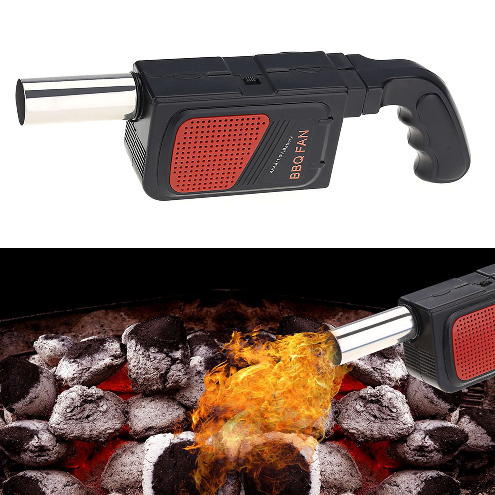 Portable Handheld Electric BBQ Fan Air Blower for Outdoor Camping Picnic view 11