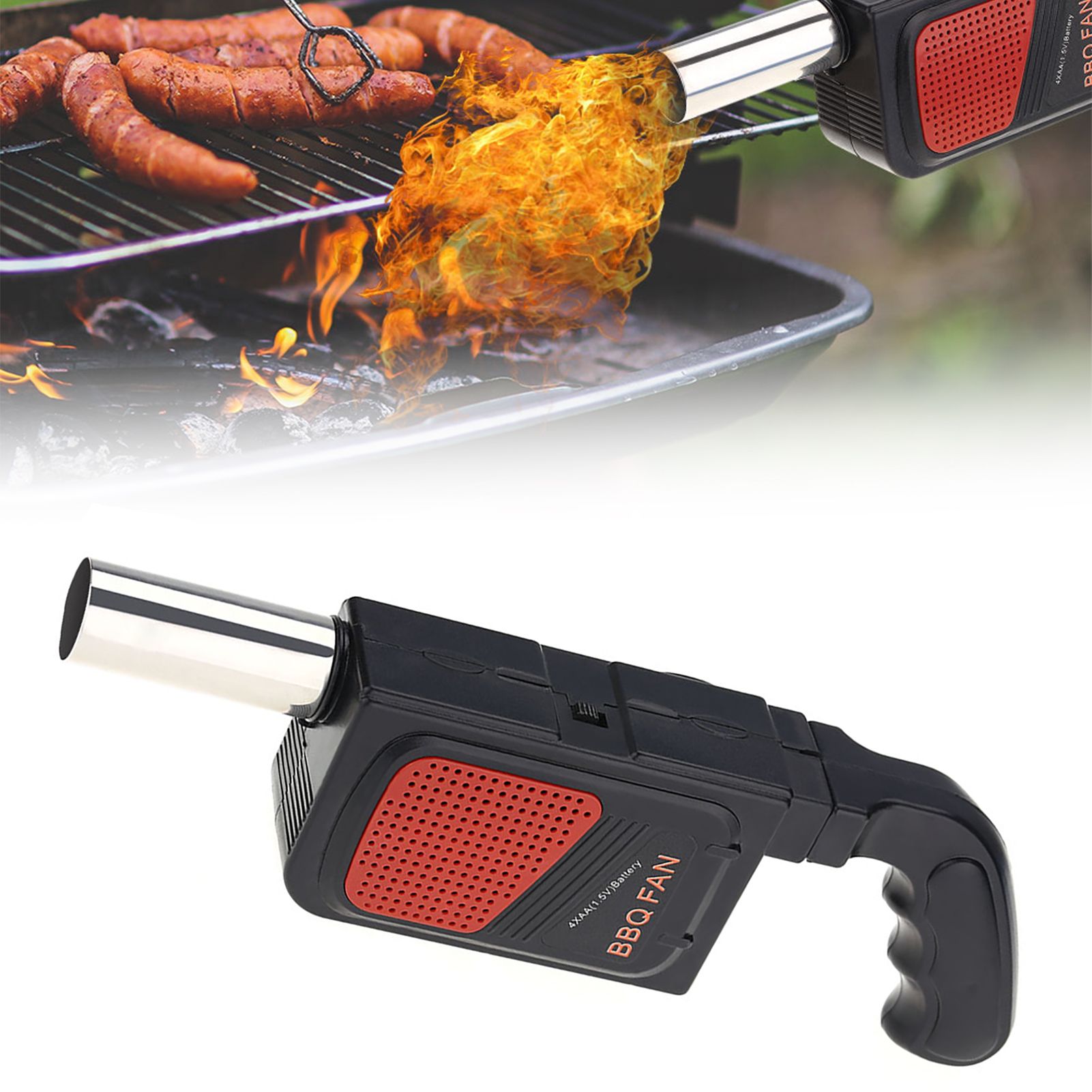 Portable Handheld Electric BBQ Fan Air Blower for Outdoor Camping Picnic view 12