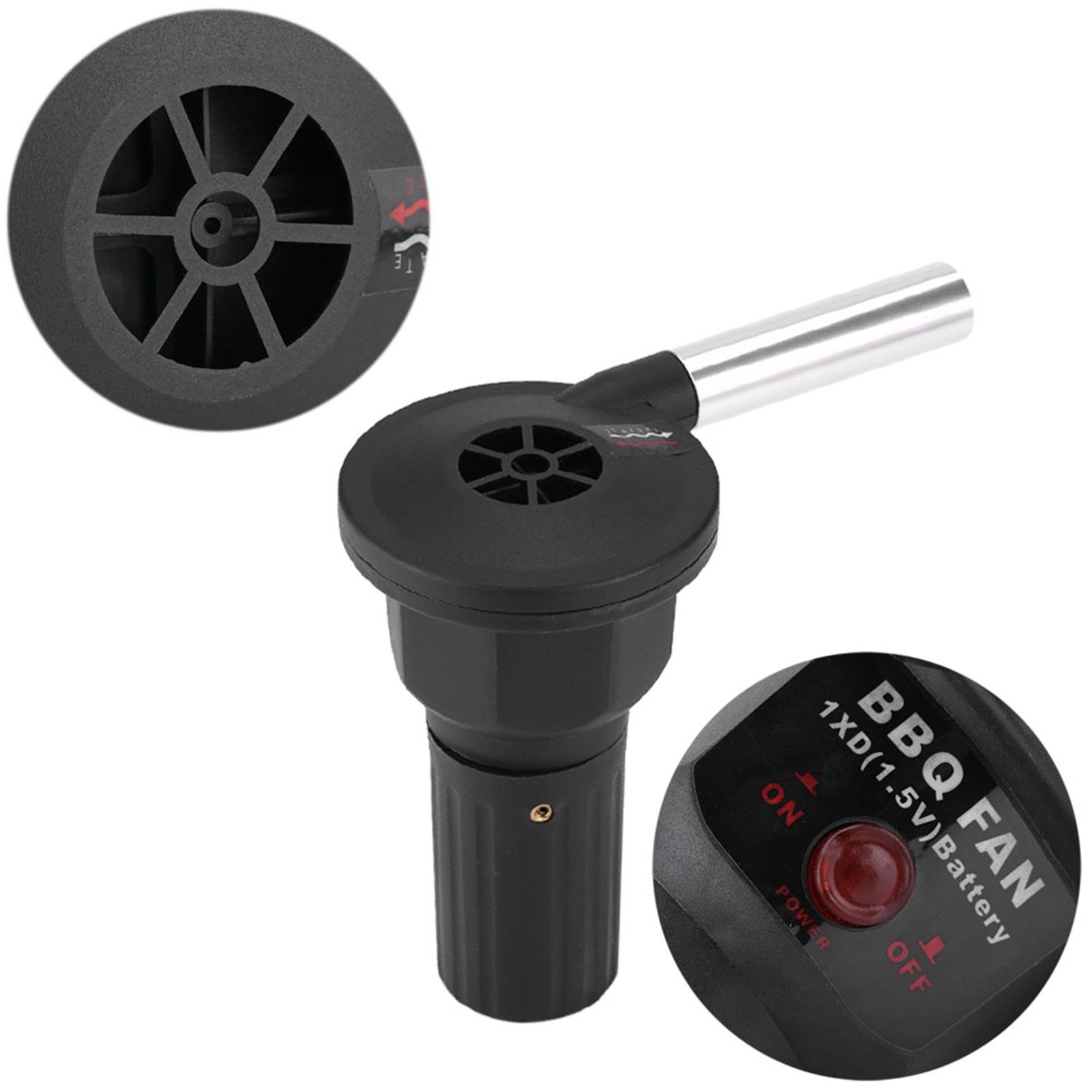Portable Battery Powered BBQ Fan Air Blower for Outdoor Camping Picnic view 5