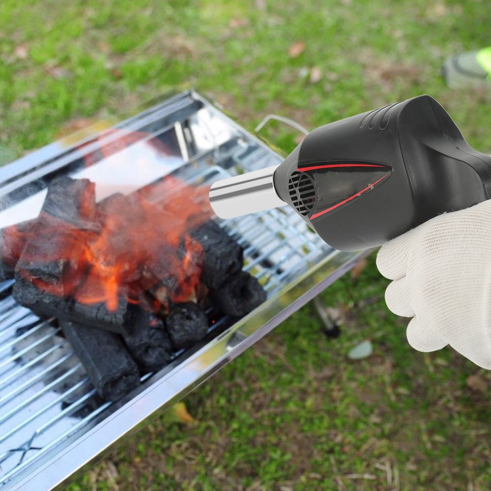 Portable Manual Operated BBQ Fan Air Blower for Outdoor Camping Picnic Grill view 3