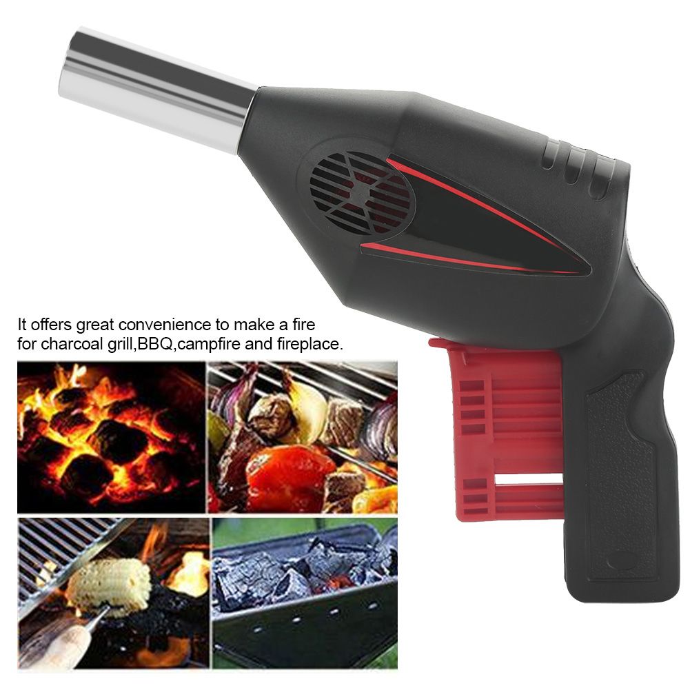 Portable Manual Operated BBQ Fan Air Blower for Outdoor Camping Picnic Grill view 5