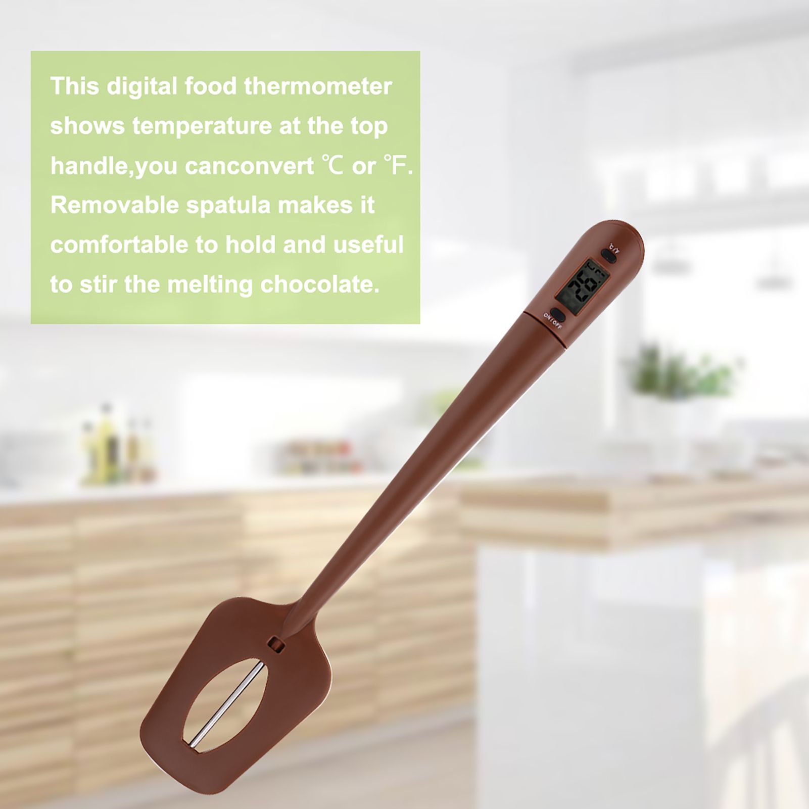 Portable Household Kitchen Digital Cooking Food Thermometer For Chocolate view 5