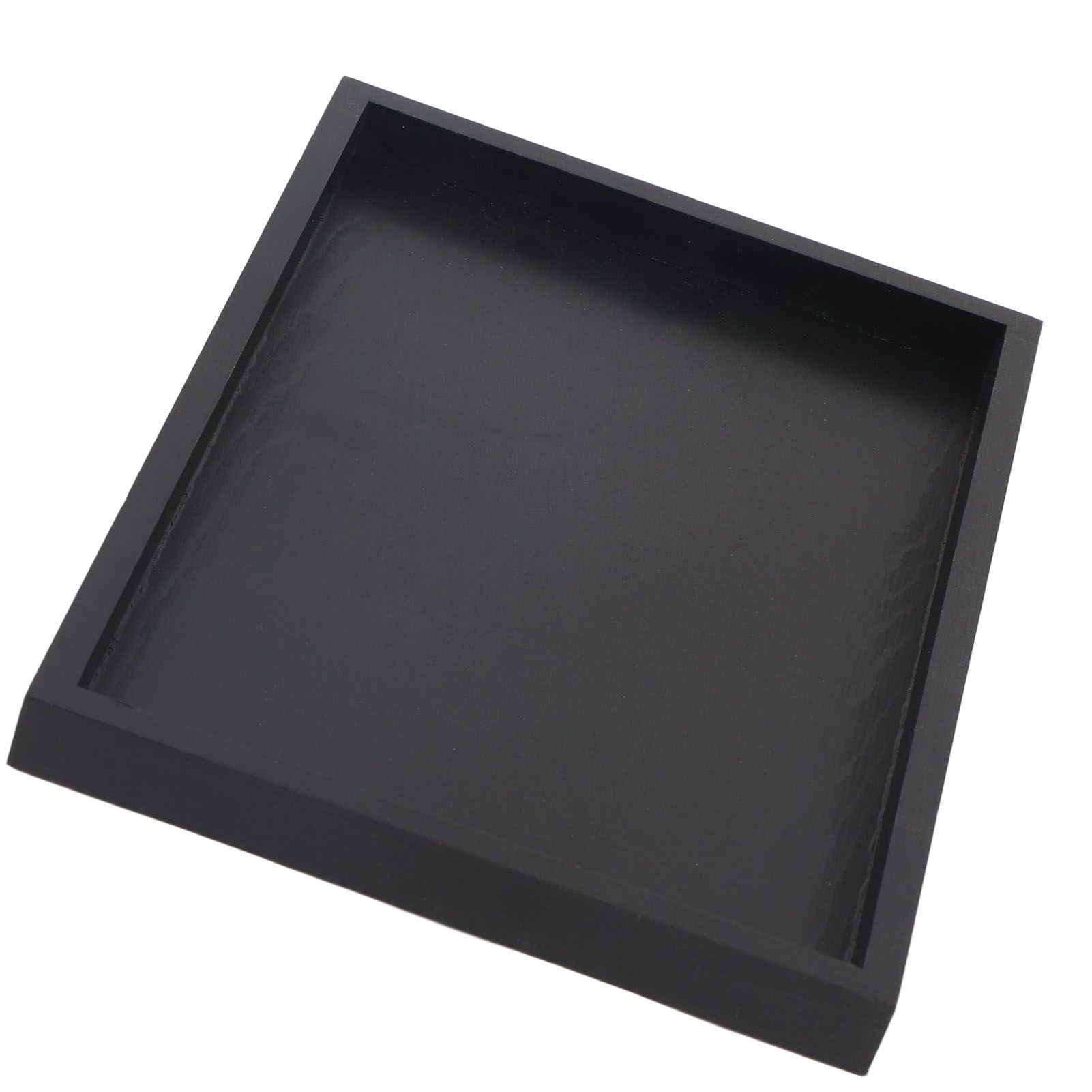 Rectangle Shape Solid Wood Tea Coffee Snack Food Serving Tray Plate Restaurant view 11