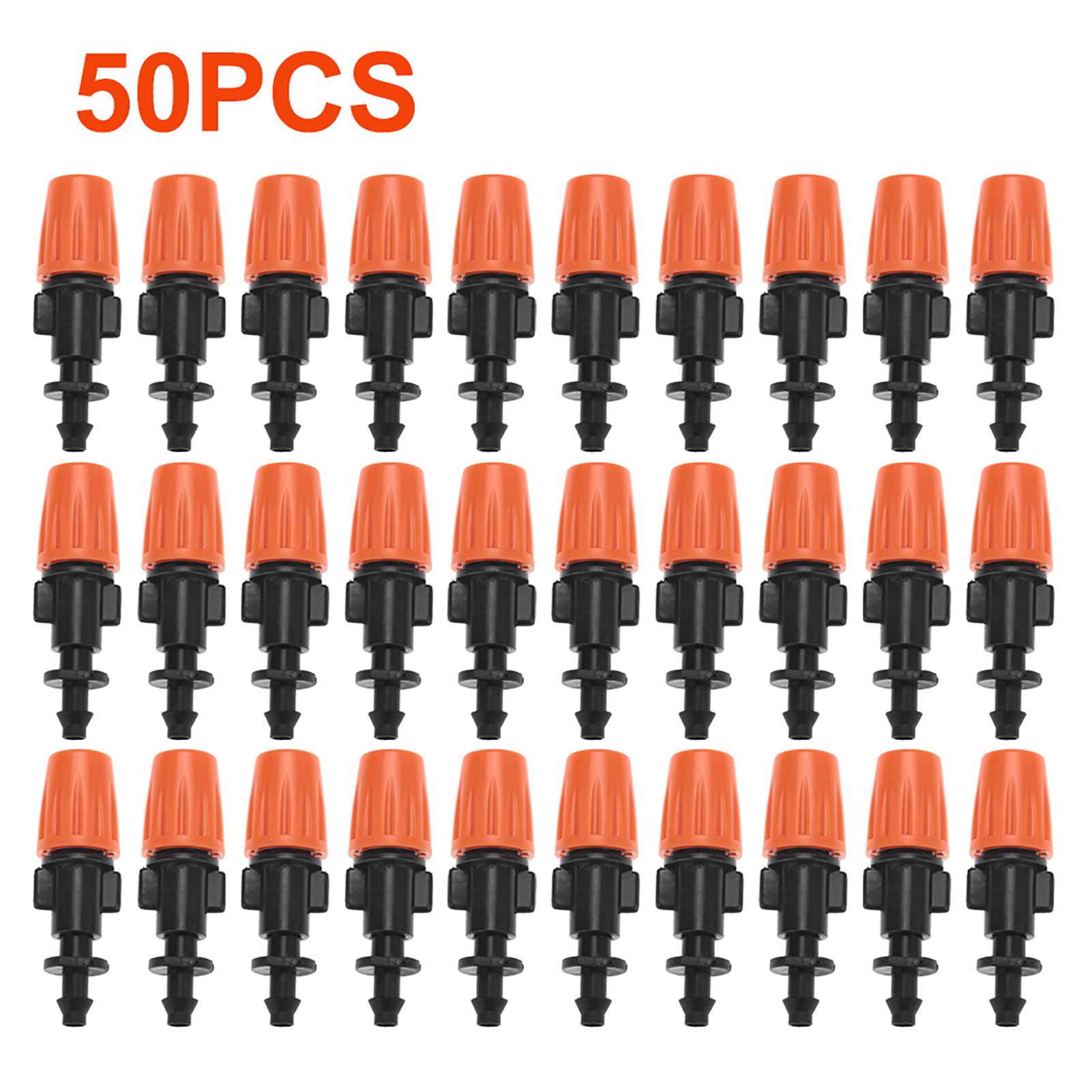 50pcs/set Adjustable Garden Drip Irrigation Misting Nozzles Micro Flowing view 4