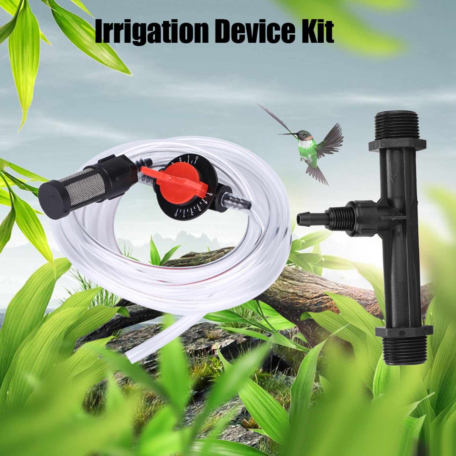 Garden Irrigation Device Kit G3/4 Fertilizer Injector Switch Filter Water Tube view 2