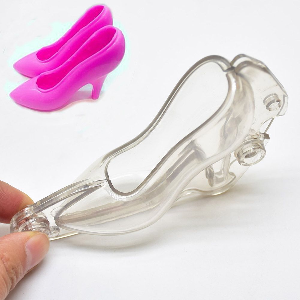 Washable Durable High Heel Pattern Silicone Mould Mold for Dessert Chocolate Cake view 5