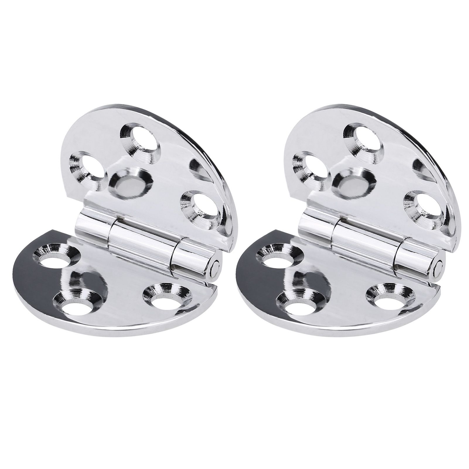 2PCS 180 Degree Copper Hinges for Folding Tabletop Sewing Machine Table view 6