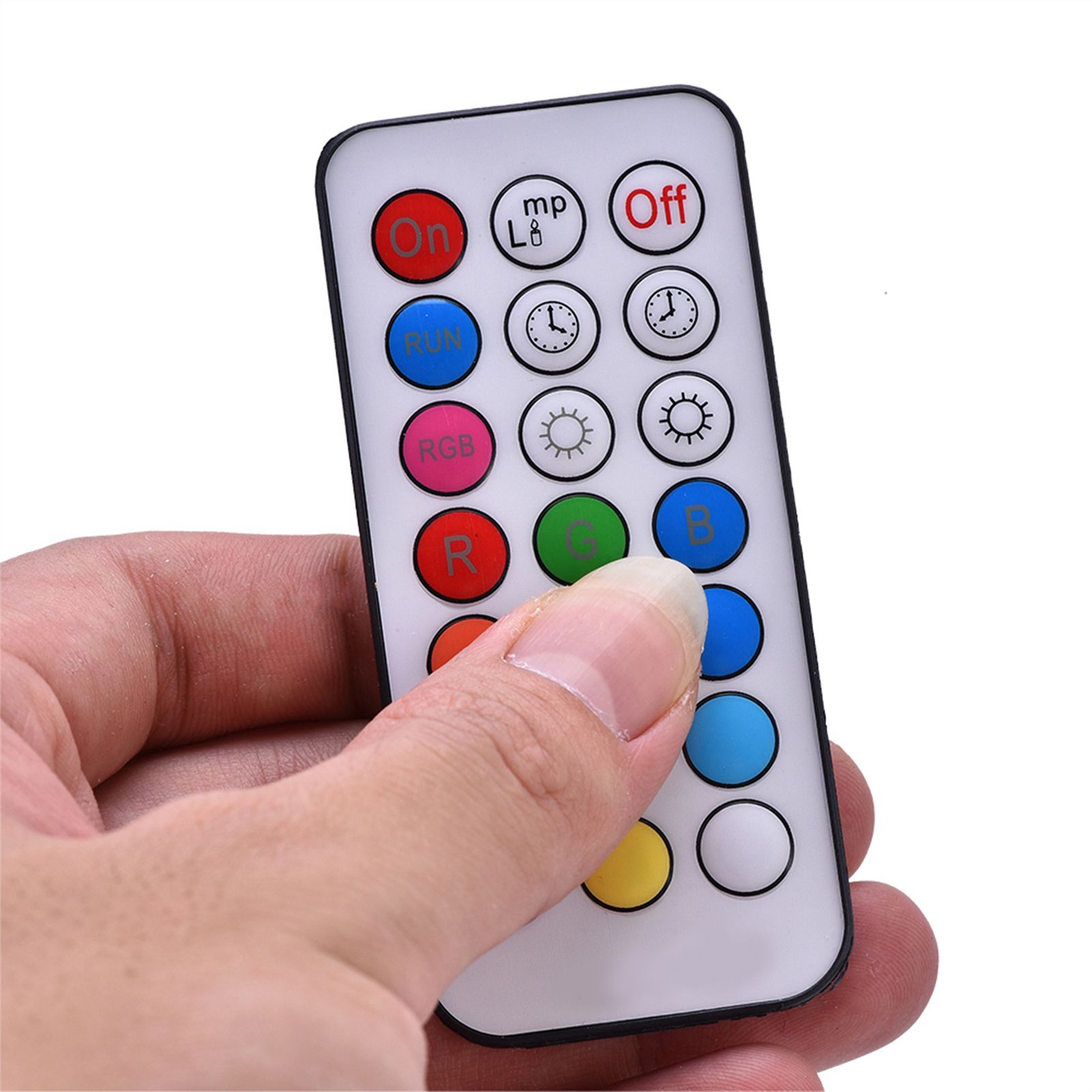 E27 3W RGB LED Color Changing Candle Light Lamp Bulb Remote Control Kit view 11