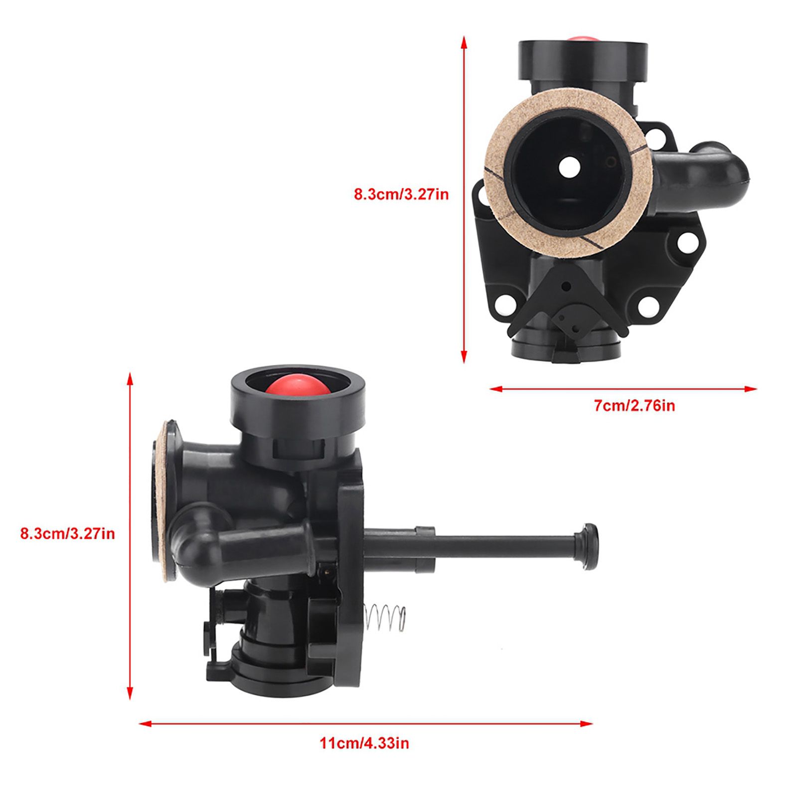 Carburetor Carb with Installing Hardware for 499809 498809A 494406 view 4