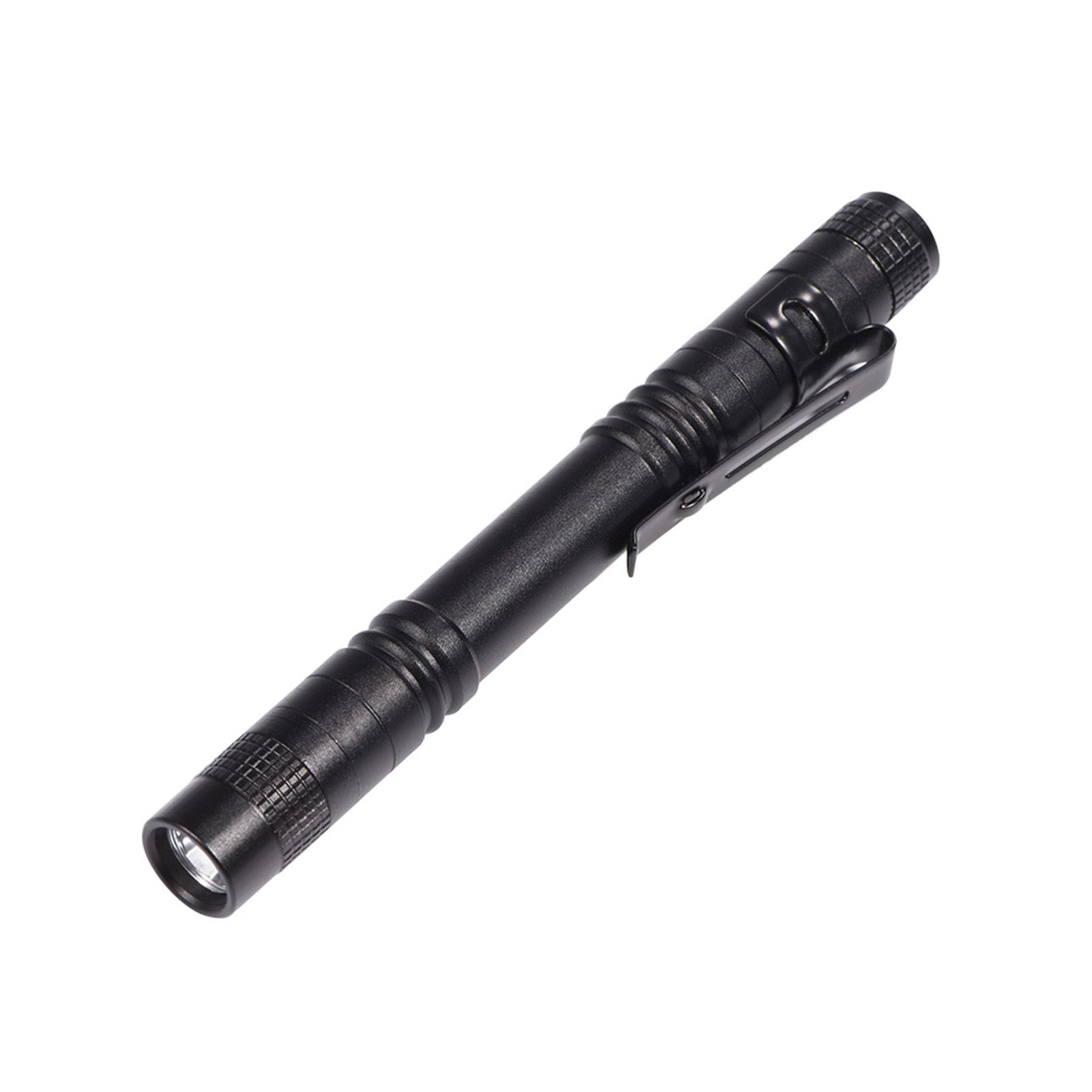 Mini Portable LED Pen Clip Pocket Flashlight High Bright Light Torch Lamp