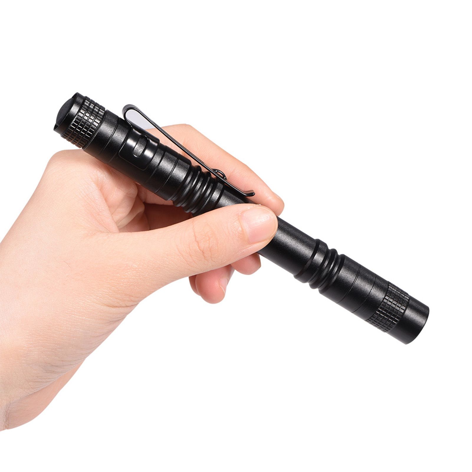 Mini Portable LED Pen Clip Pocket Flashlight High Bright Light Torch Lamp view 9