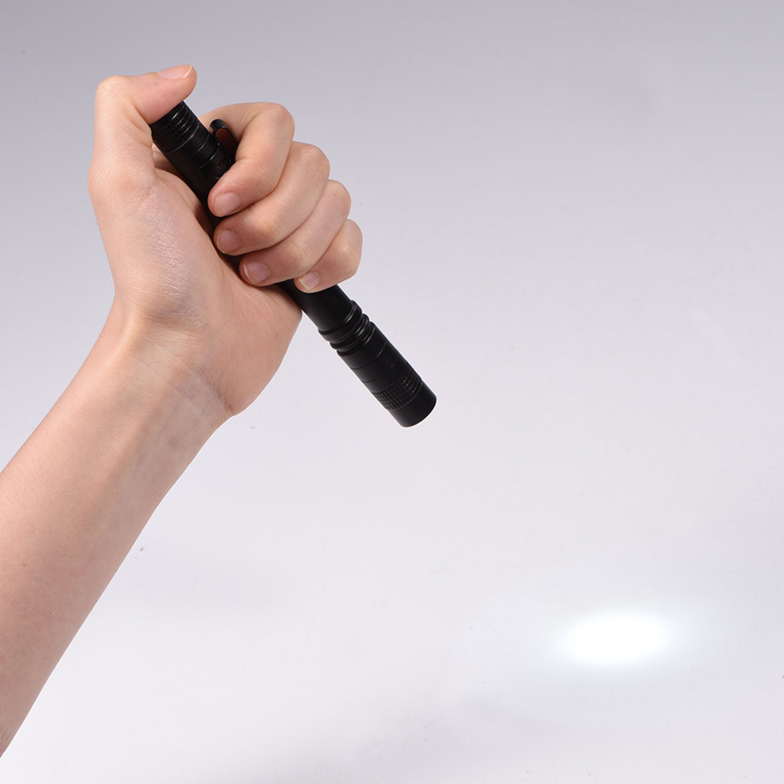 Mini Portable LED Pen Clip Pocket Flashlight High Bright Light Torch Lamp view 10