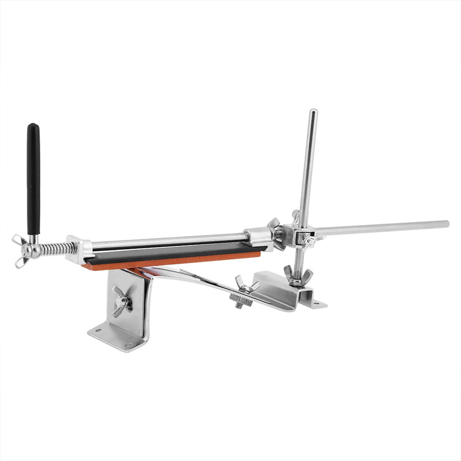 Stainless Steel Fix angle Sharpening System 4 Whetstones Kitchen Knife view 8