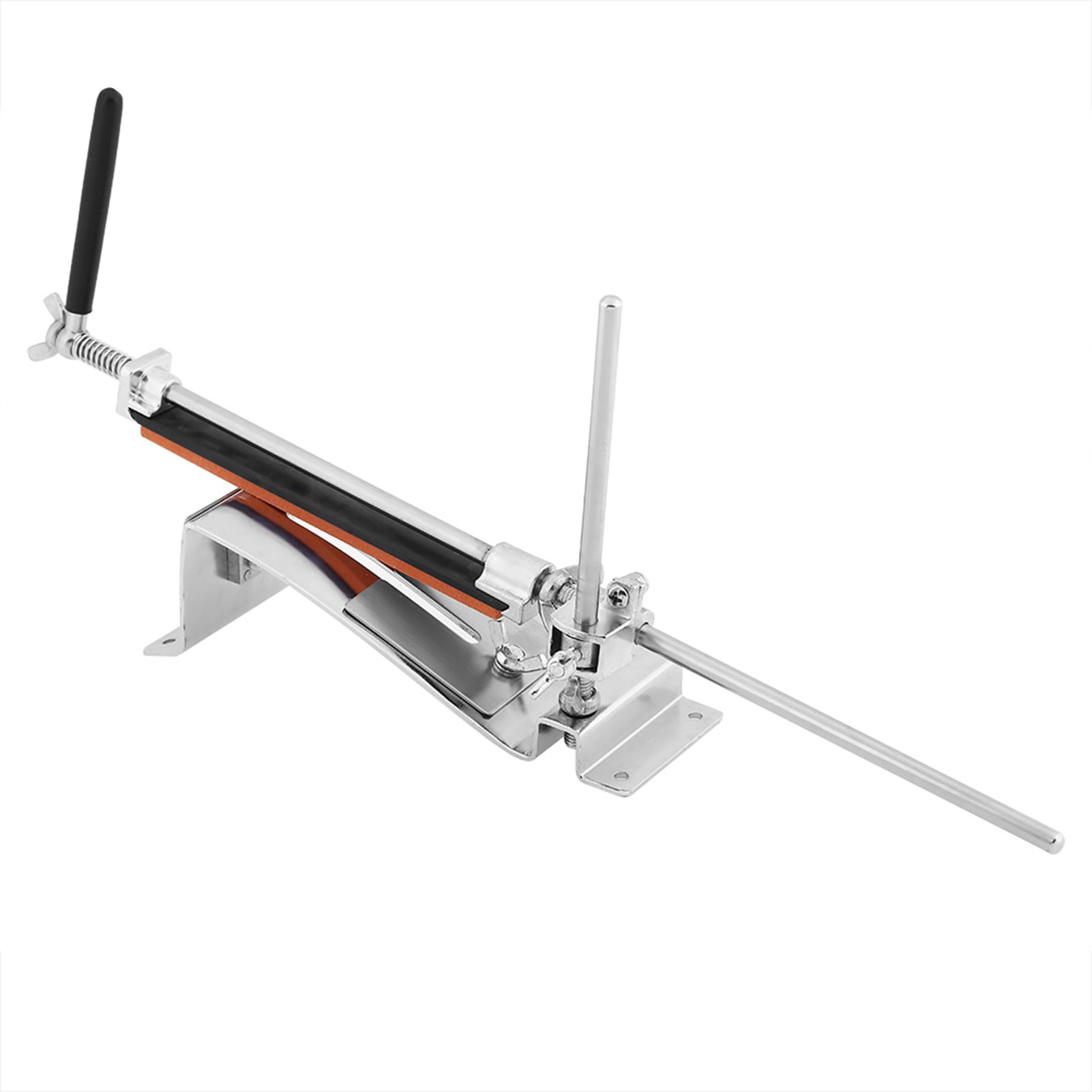Stainless Steel Fix angle Sharpening System 4 Whetstones Kitchen Knife view 11