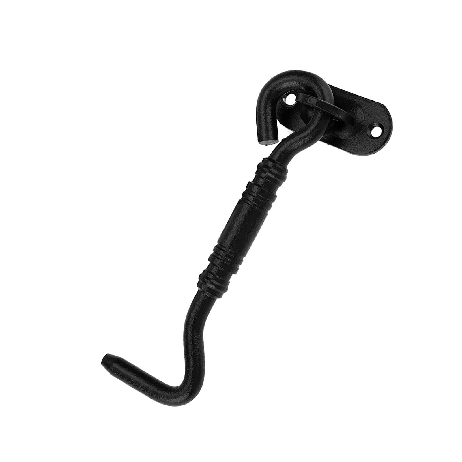 Black Color 201 Stainless Steel Cabin Hook and Eye Latch Lock for Shed Gate view 4
