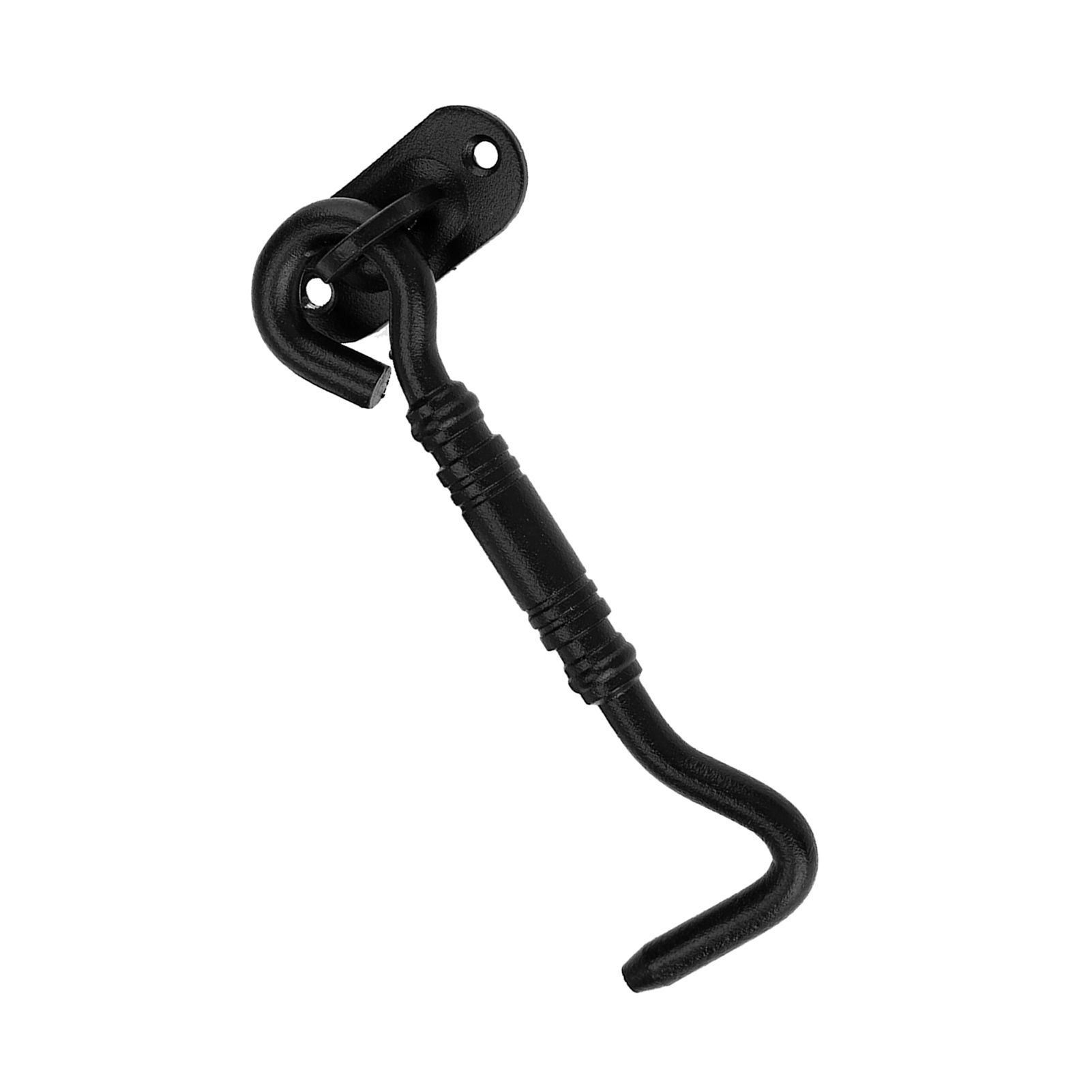 Black Color 201 Stainless Steel Cabin Hook and Eye Latch Lock for Shed Gate view 5
