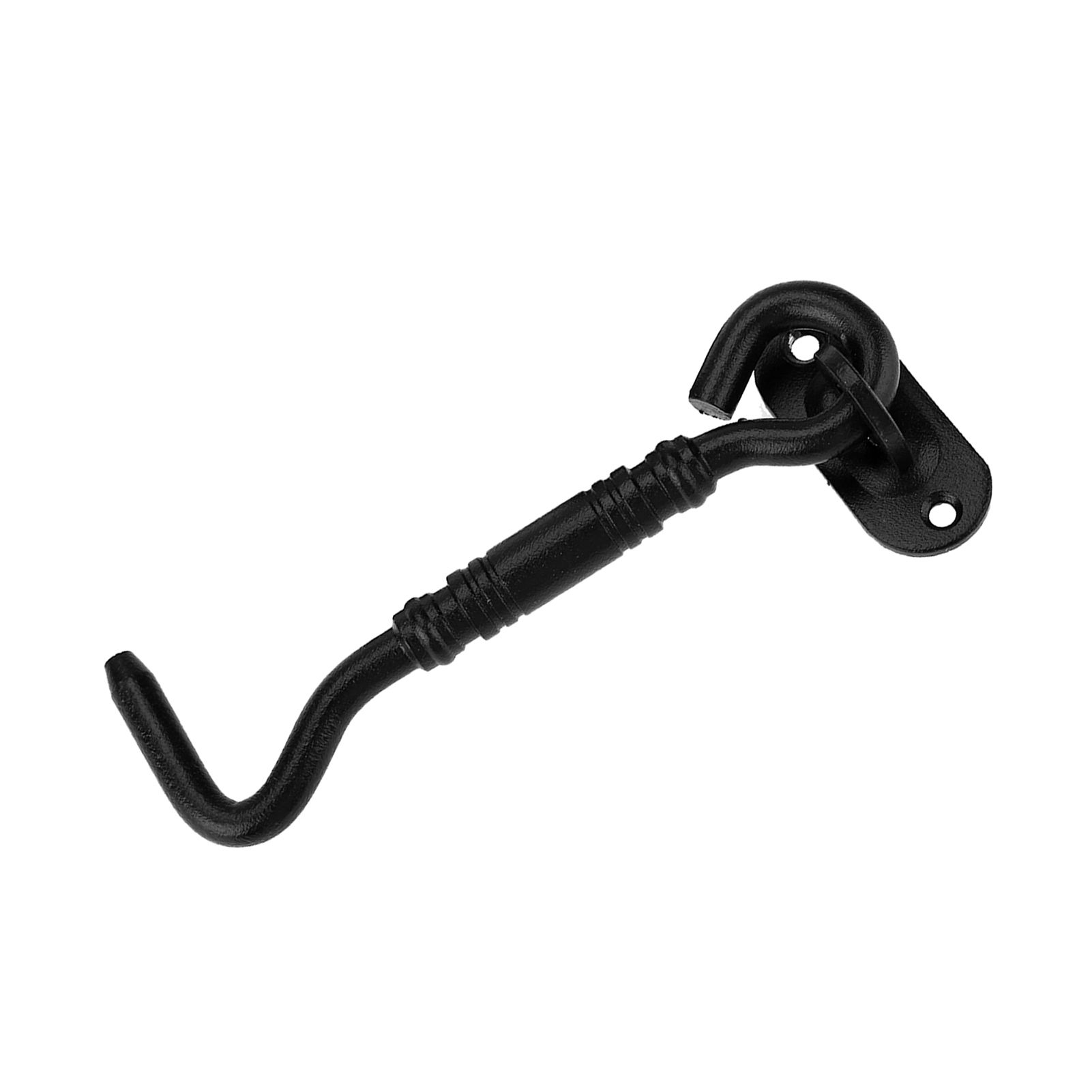 Black Color 201 Stainless Steel Cabin Hook and Eye Latch Lock for Shed Gate view 6